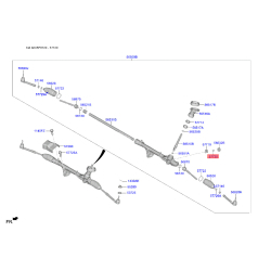 Пружина пробки (упору, підп'ятника) регулювання рульового механізму 57720-3Q000 Mobis