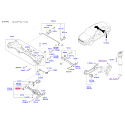 Сайлентблок рычага подвески 55215-3Q000 Mobis