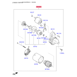 Стартер 36100-2B102 Mobis