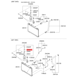 Крышка расширительного бачка 25441-2F000 Mobis