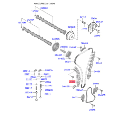 Болт успокоителя 24349-25001 Mobis