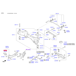 Сайлентблок заднего продольного рычага левый 55274-2P200 Mobis