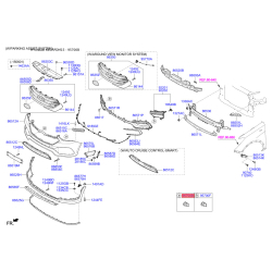 Датчик, система допомоги при паркуванні 95720-2W100PW6 Mobis