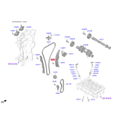 Болт заспокоювача 24349-2E000 Mobis