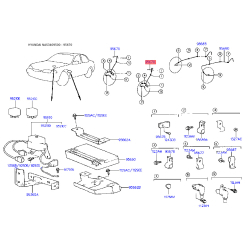 Датчик частоти обертання колеса (ABS) лівий 95670-34502 Mobis