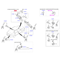 Корпус замку, замок валу рульового колеса 81910-2H000 Mobis