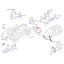 Датчик кисню (лямбда-зонд) задній 39210-3C400 Mobis