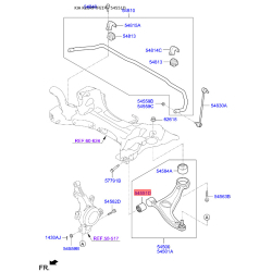 Сайлентблок важеля нижній 54551-4R000 Mobis