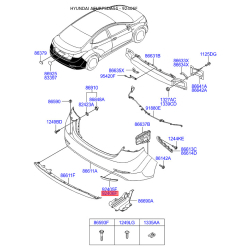 Ліхтар задній правий 92406-3X200 Mobis