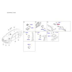 Датчик, система допомоги при паркуванні 95920-D4000 Mobis