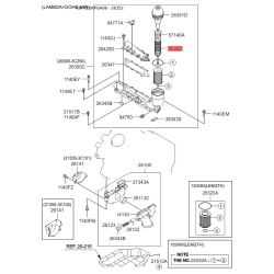 Датчик тиску повітря в шинах 26352-3C100 Mobis