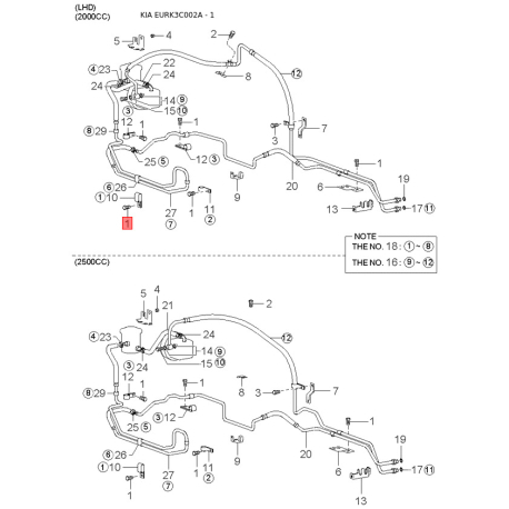 Заглушка кузова 85746-02000AQ Mobis - 8574602000AQ - схема з каталогу 1, EURK3C002A 8574602000AQ