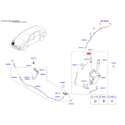 Насос бачка омивача 98510-2P000 Mobis