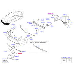 Кронштейн, буфер 86697-C1000 Mobis