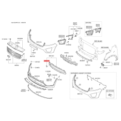 Заглушка бампера 86588-C5000 Mobis