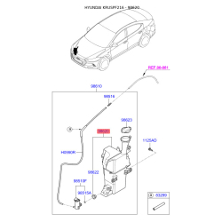 Бачок омивача 98620-F2100 Mobis