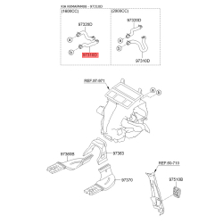 Шланг (патрубок) системи охолодження 97311-2K000 Mobis