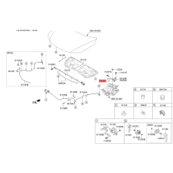 Болт петли капота 79156-2W000 Mobis