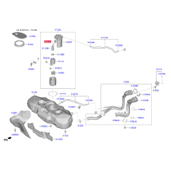 Клапан вентиляции топливного бака 31190-1R000 Mobis
