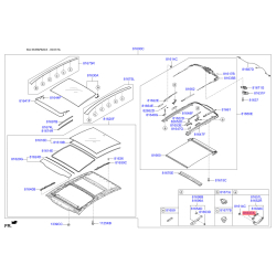 Люк і комплектуючі 81637-3S010 Mobis