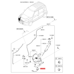 Датчик, уровень жидкости в омывателе 98520-2K500 Mobis
