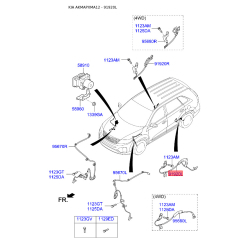 Датчик частоти обертання колеса (ABS) лівий 91920-2W000 Mobis