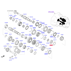 Подшипник первичного вала задний 43223-23000 Mobis