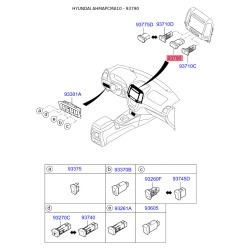 Выключатель 93790-2B101CA Mobis