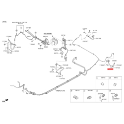 Шланг тормозной задний левый 58737-A6300 Mobis