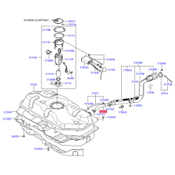 Паливний шланг 31036-1C000 Mobis