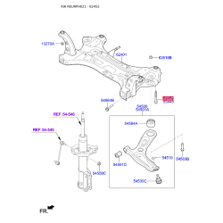 Болт крепления, рычаг и опора 62452-1S000 Mobis