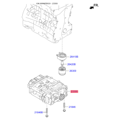 Маслонасос, блок баланирного механизма (балансирного вала) 23300-2G401 Mobis