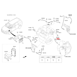 Датчик положения коленвала 39310-3C600 Mobis