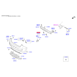 Ліхтар задній лівий 92405-A5000 Mobis