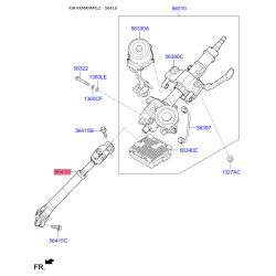 Вал промежуточный карданный рулевой колонки 56400-2K500 Mobis