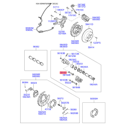 Направляющая (палец) суппорта 58221-1D000 Mobis