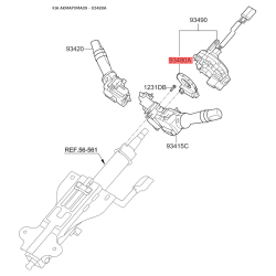 Датчик кута повороту 93480-3N000 Mobis