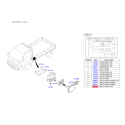 Реле, противоблокировочное устройство 95230-3A400 Mobis
