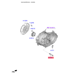 Циліндр зчеплення робочий 41650-38400 Mobis