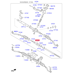 Втулка рейки рульового механізму 57735-3S100 Mobis