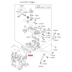 Прокладка впускного коллектора 28411-02510 Mobis