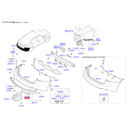 Ліхтар задній правий 92406-A7000 Mobis