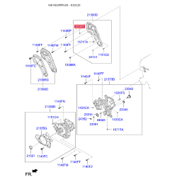 Кольцо уплотнительное передней крышки мотора 21426-4A700 Mobis
