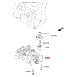 Маслонасос, блок баланирного механизма (балансирного вала) 23300-2G450 Mobis