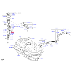 Кільце ущільнювальне паливної системи 31121-1C000 Mobis