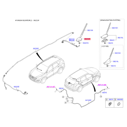 Антена 96200-2W000 Mobis