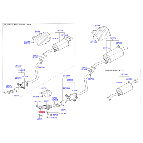 Болт помпы 28965-2B010 Mobis - 289652B010 - схема с каталога 25515, KEURPTD08 289652B010