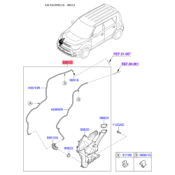 Бачок омивача 98610-B2000 Mobis