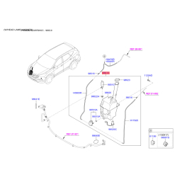 Бачок омивача 98610-2W000 Mobis
