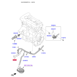 Патрубок дросельної заслінки 25472-2B751 Mobis